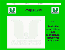 Tablet Screenshot of agrifersnc.it